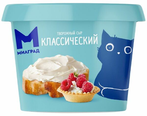 Сыр творожный Милград Классический 60% 130 г