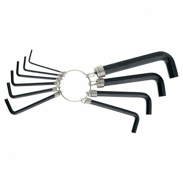 Набор имбусовых ключей Sparta HEX 1.5–10 мм оксидированные на кольце 10 шт.