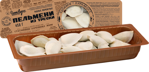 

Пельмени Четверг с треской 450 г