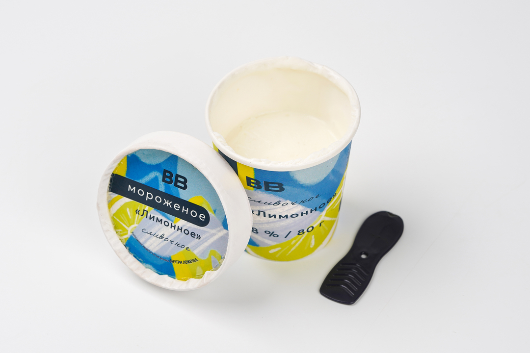 

Мороженое сливочное Лимонное