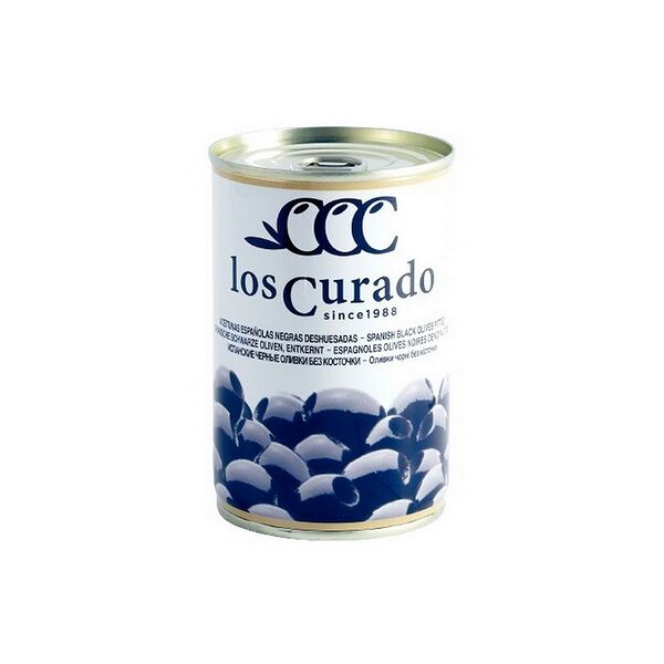 Оливки черные без косточки Los Curado 300г ж/б