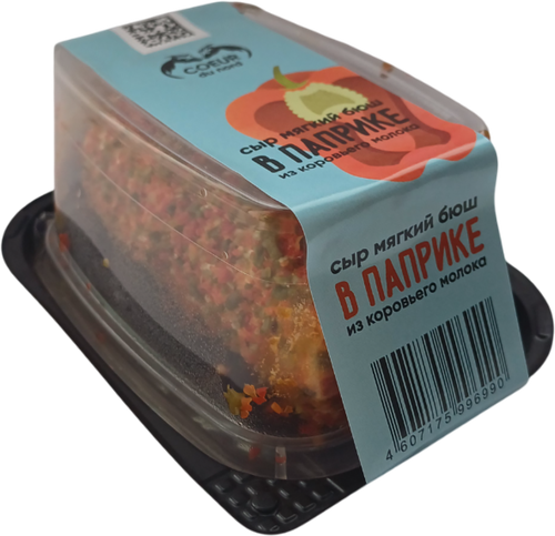 

Сыр мягкий Coeur du nord Бюш в паприке из коровьего молока 45% 130 г