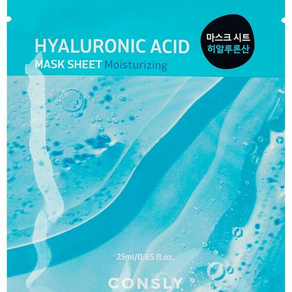 Маска тканевая для лица Consly с гиалуроновой кислотой 25 мл