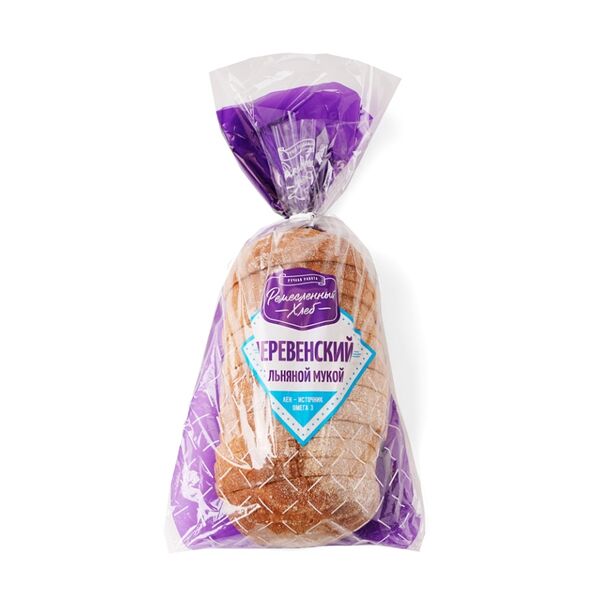 Хлеб Ремесленный хлеб Деревенский с льняной мукой, 350 г
