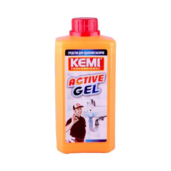 Средство для удаления засоров KEMI professional  ACTIVE Gel ПВХ бут. 1000мл