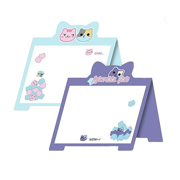 Стикеры с клеевым краем M&G Adorable Pet 76 x 100 мм, 40 л, в ассортименте