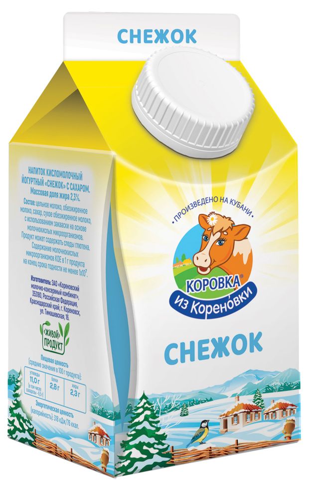 

Снежок Коровка из Кореновки 2.3% 450 мл