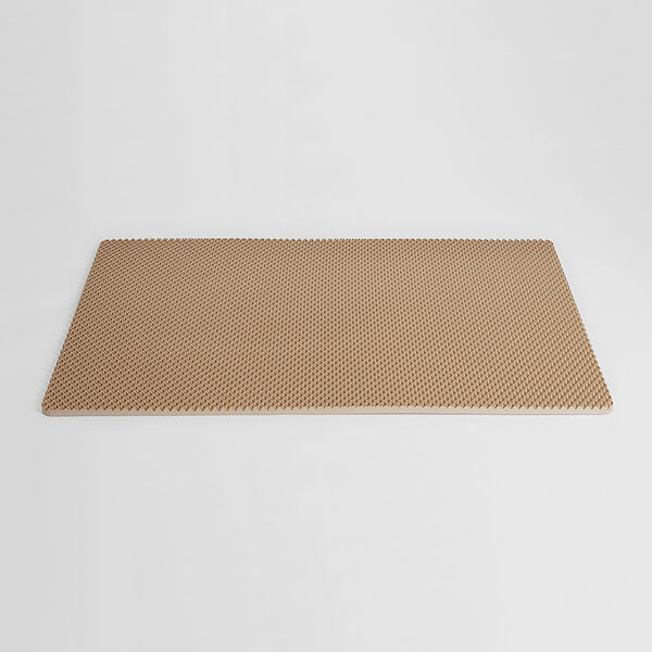 Коврик Домоседы под кошачий туалет бежевый 60x80 см