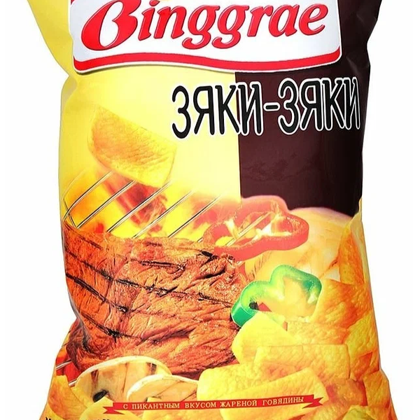 Чипсы пшеничные Binggrae Зяки-Зяки Говядина 50 г