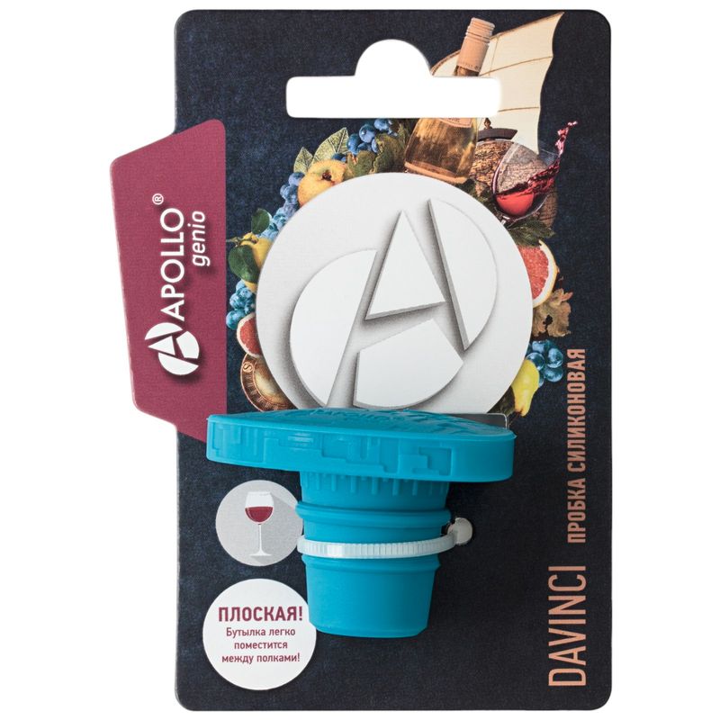 

Пробка Apollo Genio Davinci силикон в ассортименте 1 шт.