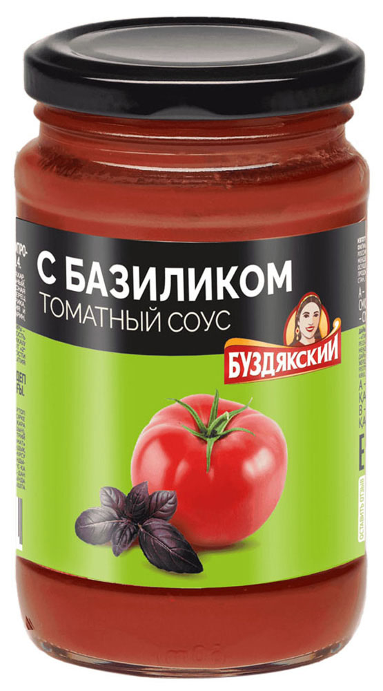 

Соус томатный Буздякский с базиликом 350 г