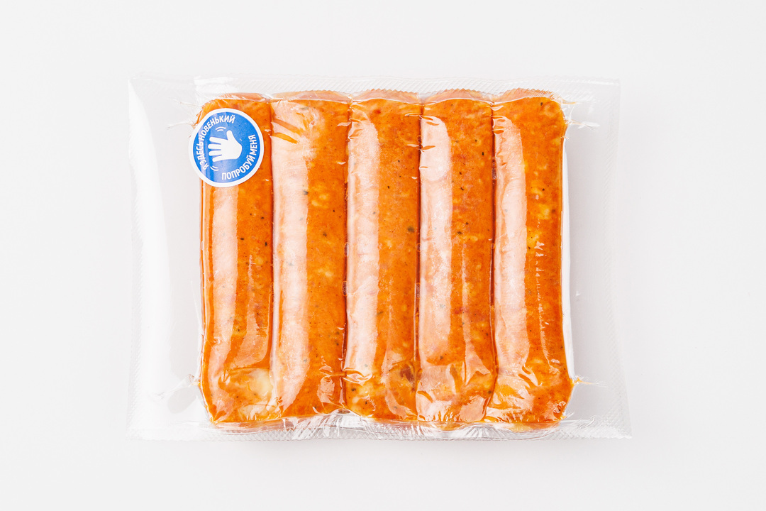 

Колбаски с пармезаном и томатами 340 г