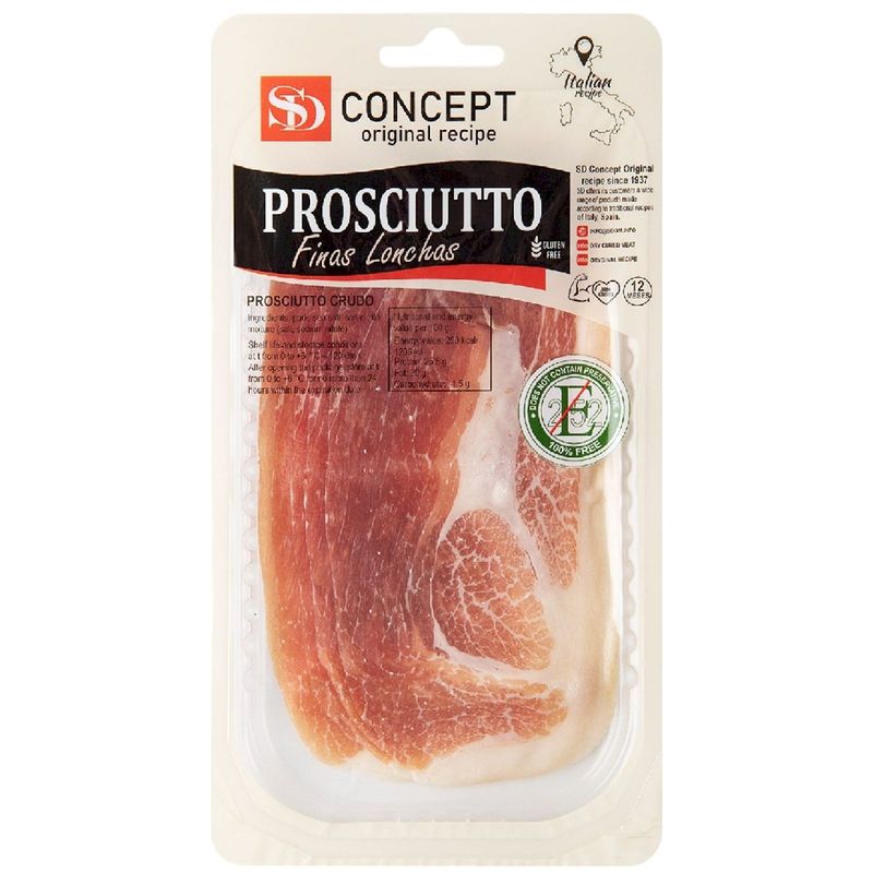 

Прошутто SD свинина сыровяленая категории А 50 г