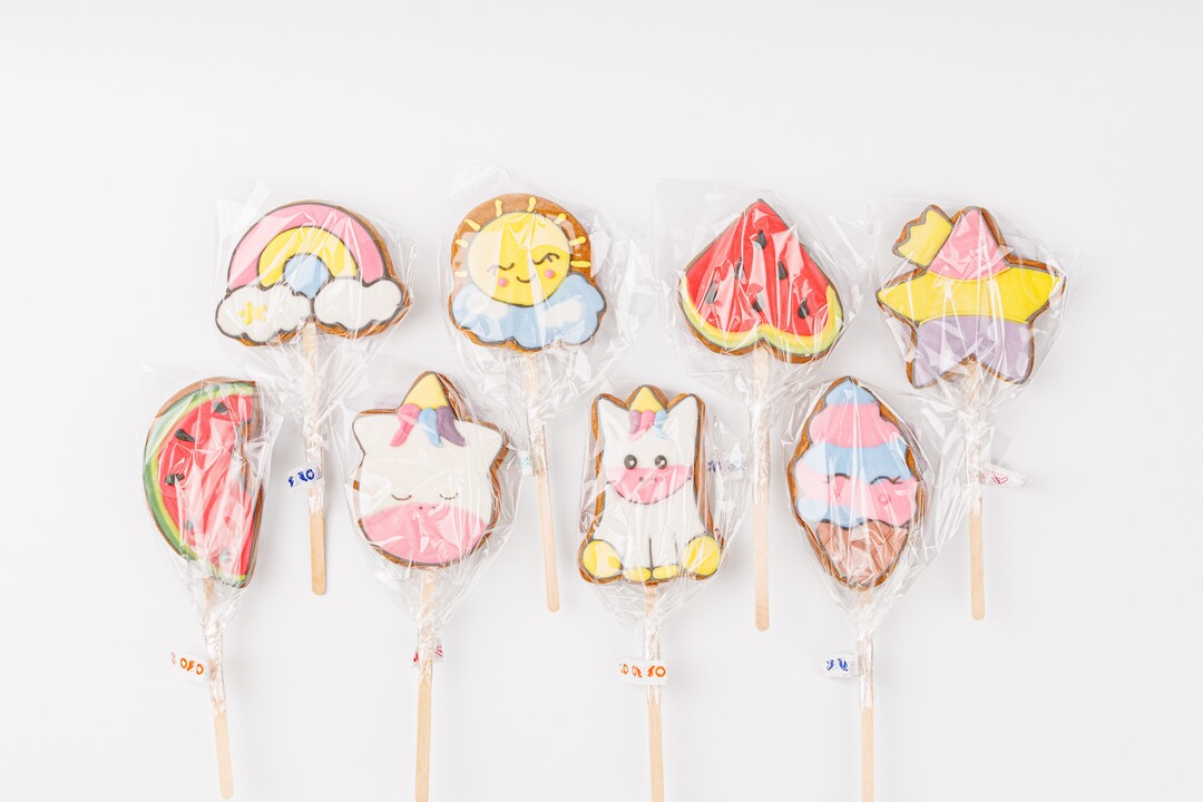 

Пряник имбирный ВкусВилл Летняя коллекция на палочке 1 шт в ассортименте 40 г