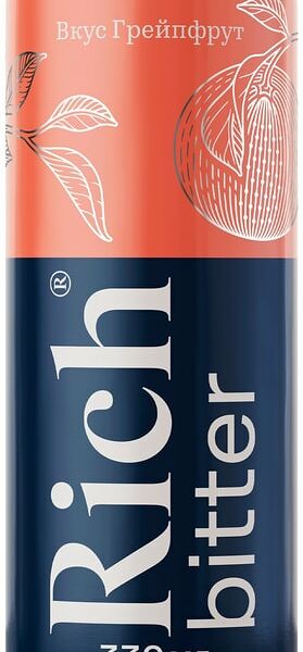 Газированный напиток Rich bitter грейпфрут 330 мл