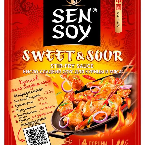 Соус Sen Soy Premium Кисло-сладкий, 120 г