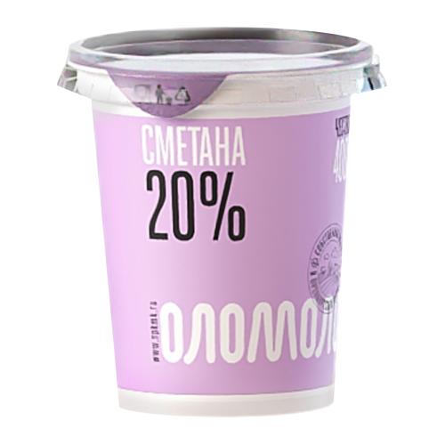 

Сметана Оломоло 20% 400 г