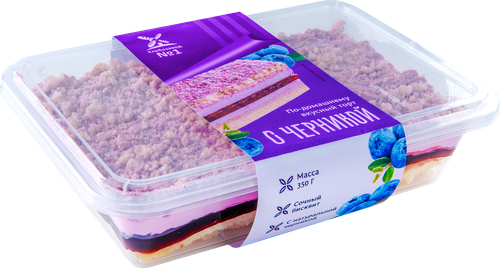

Торт Хлебозавод №1 По-домашнему вкусный с черникой 350 г