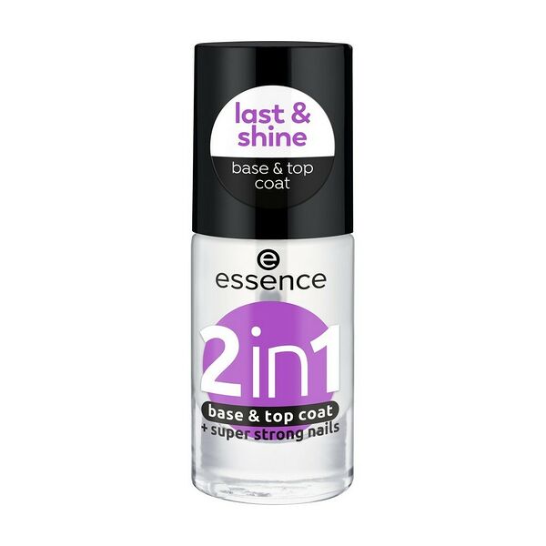 Базовое и топовое покрытие для ногтей Essence 2in1 Base&Top coat 8 мл