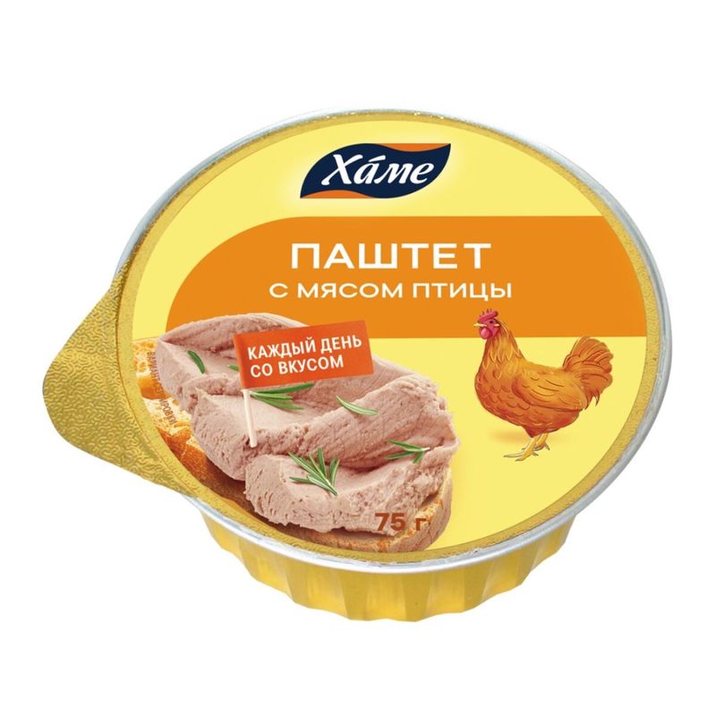 

Паштет Хаме деликатесный с мясом птицы 75 г