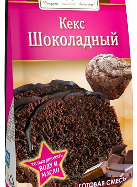 Смесь для выпечки С.Пудовъ Кекс шоколадный 400 г