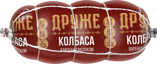 

Колбаса вареная Друже с молоком в обвязке 400 г
