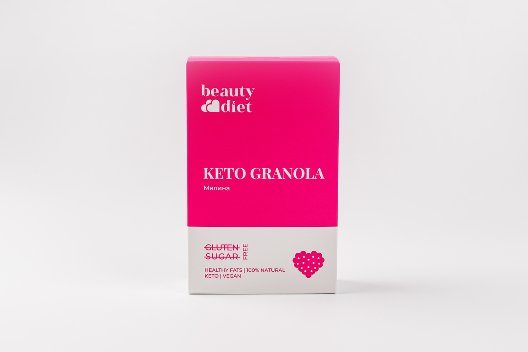 

Гранола Beauty Diet запеченная низкоуглеводная с малиной 125 г