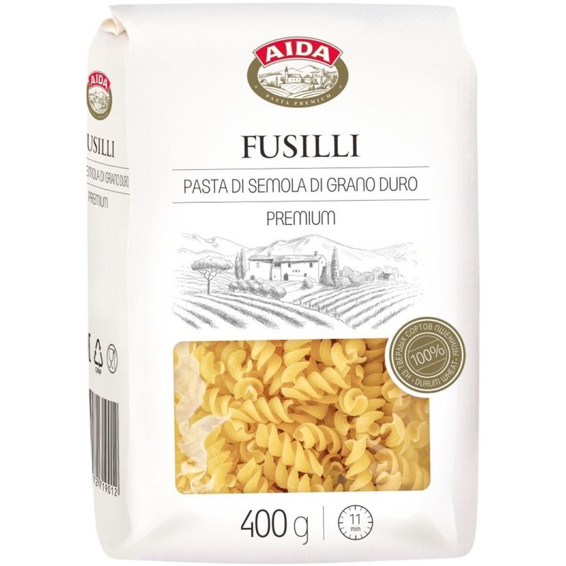 

Макароны Aida Fusilli спирали 400 г