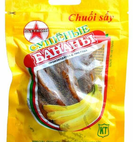 Сушеные бананы Chuoi say 100 г