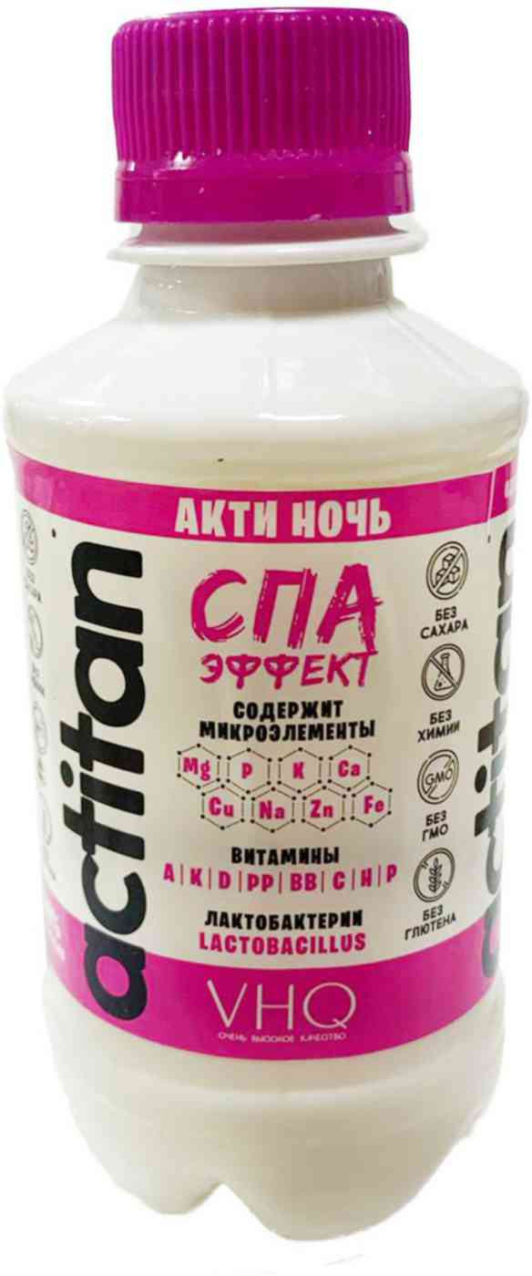 

Напиток кисломолочный Actitan Спа эффект 0.1% 200 мл