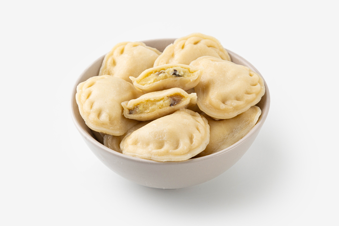 

Вареники ВкусВилл с картофелем и грибами вес