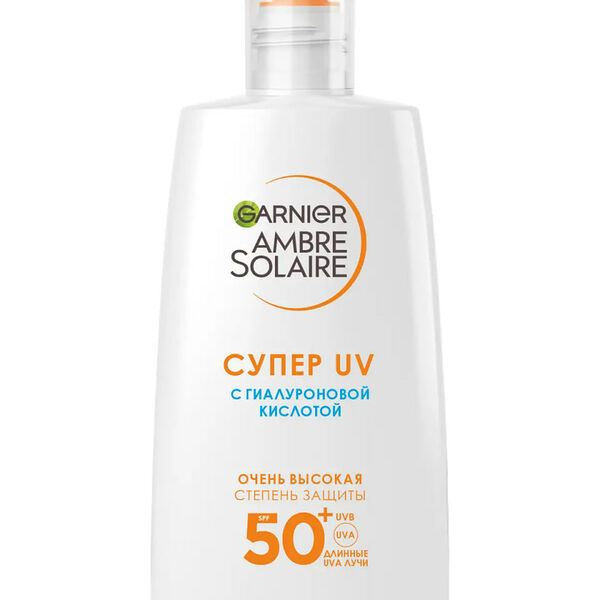Солнцезащитный флюид для лица Garnier Ambre Solaire с гиалуроновой кислотой SPF 50+ 40 мл