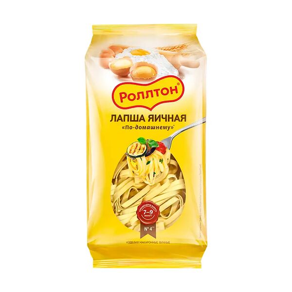 Лапша яичная, Роллтон, 400 г