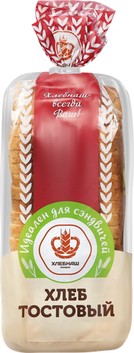 

Хлеб тостовый нарезанный Хлебнаш 570 г