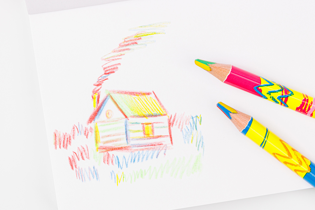 

Карандаши цветные Keyroad Jumbo 4 цвета, 2 шт