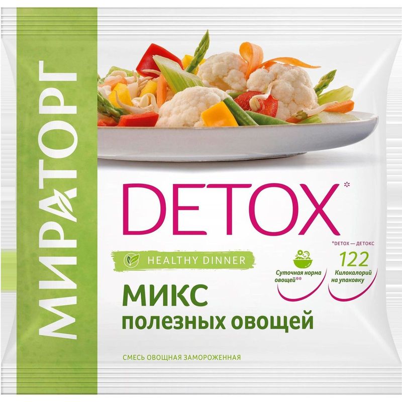 

Смесь Мираторг Микс полезных овощей замороженная 400 г