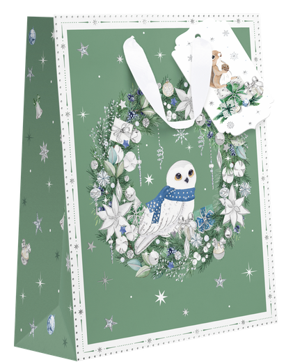 

Пакет подарочный Пакетико премиум Ма Морозная сказка 22.7*18*10 см в ассортименте