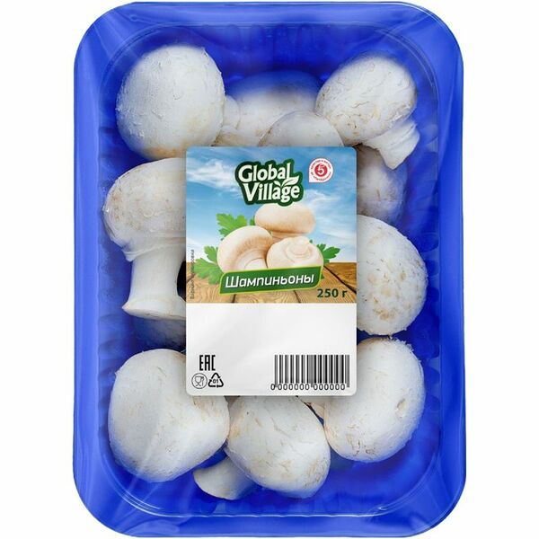 Шампиньоны Global Village 250 г