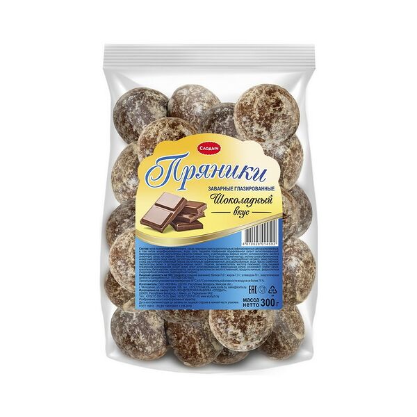 Пряники Слодыч заварные глаз шок вкус 300г