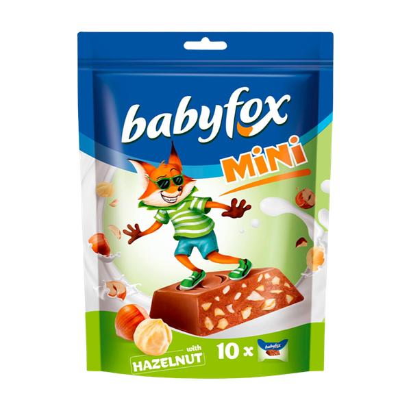 Шоколад Babyfox молочный с фундуком 120 г