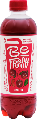 

Витаминизированный напиток Be Fresh Вишня с соком негазированный 450 мл