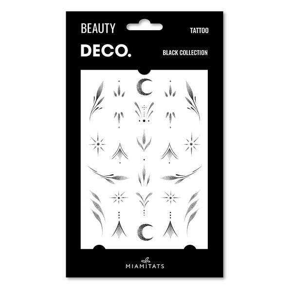 Татуировка для тела Deco Black Collection by Miami tattoos переводная (Mini)