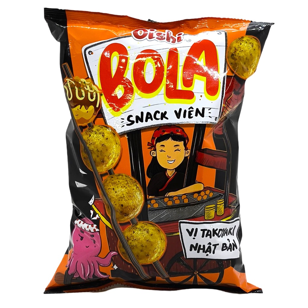 

Чипсы шарики Oishi Bolls Такояки 68 г