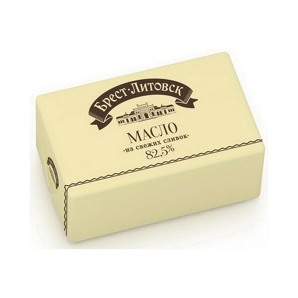 Масло сл/слив несоленое жир. 82.5% Брест-Литовск