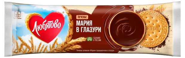 

Печенье затяжное Мария Любятово в глазури 138 г