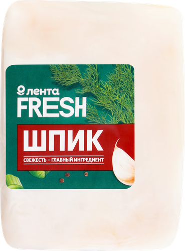 

Шпик свиной Лента Fresh соленый, весовой