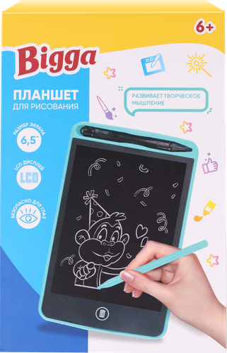 

Игрушка BIGGA Планшет для рисования 16×13см