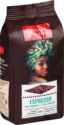 

Кофе зерновой Dolce Albero Espresso 250 г