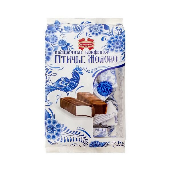 Набор конфет ПТИЧЬЕ МОЛОКО вес 200г Коммунарка РЕСПУБЛИКА БЕЛАРУСЬ