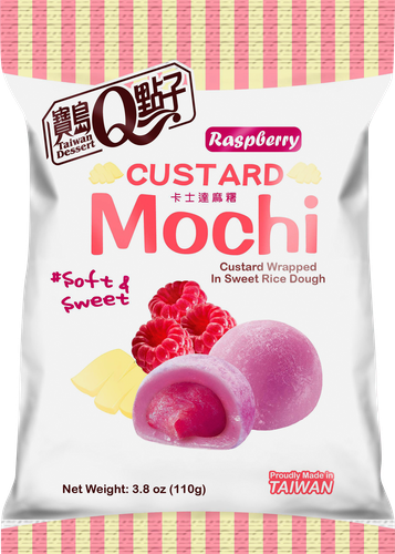 

Кондитерское изделие Q-idea Моти с заварным кремом со вкусом малины 110 г